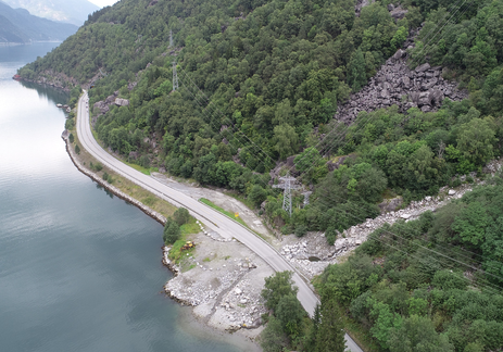 Riksvei 13 Djupevik - Kviturtunnelen Foto:Nye Veier